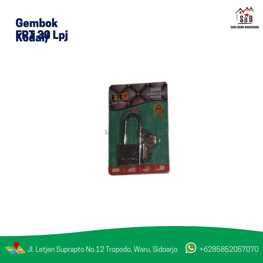 Gembok Kodai/FRT 30 Lpj